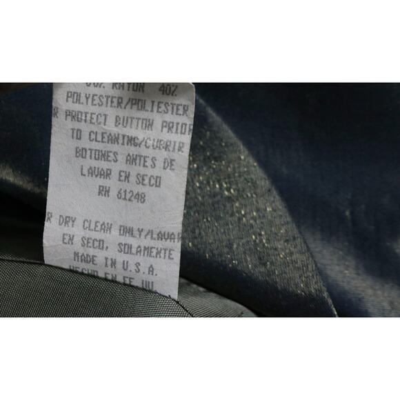 Cachet Jacket Womens 14P Metallic Jeweled Tuxedo Blazer Vintage USA - Picture 5 of 9